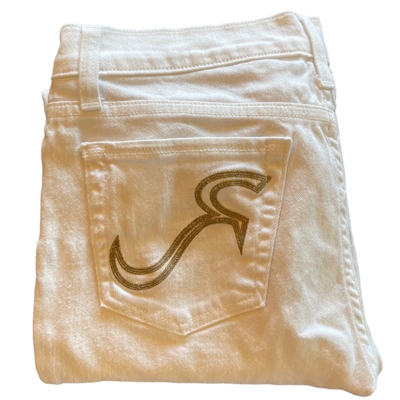 🎁 Rock & Republic White Posey Jeans - Picture 1 of 12